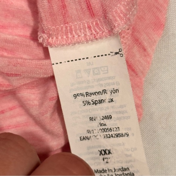 XXXL(22) Avia Pink Short Sleeve Tee - Picture 3 of 4